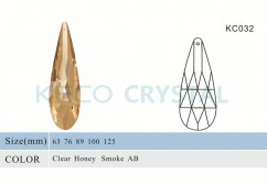 machine cut chandelier crystal drops-(KC032)