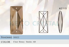 machine cut chandelier glass prism-(KC115)