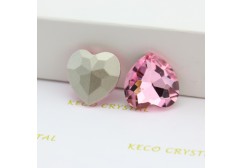 heart glass stones-(KCF09)