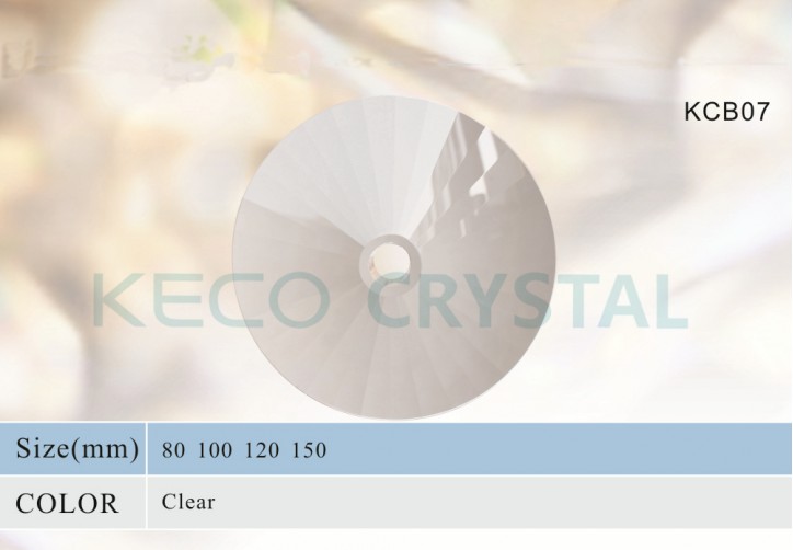 32 facets crystal bobeches-(KCB07)