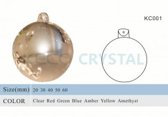 round hang glass ball for chandeliers-(KC001)
