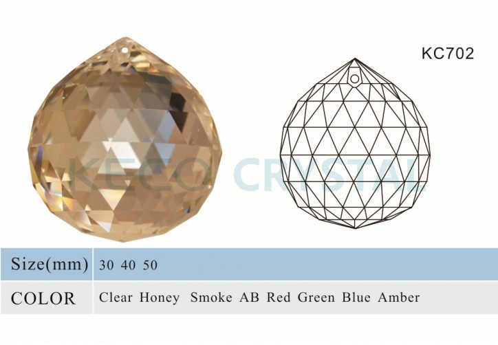 240 facets glass ball for crystal chandelier-(KC702)