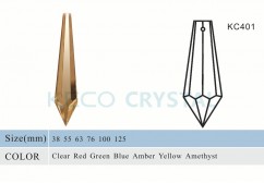 Crystal pendant, parts for chandeliers-(KC401)
