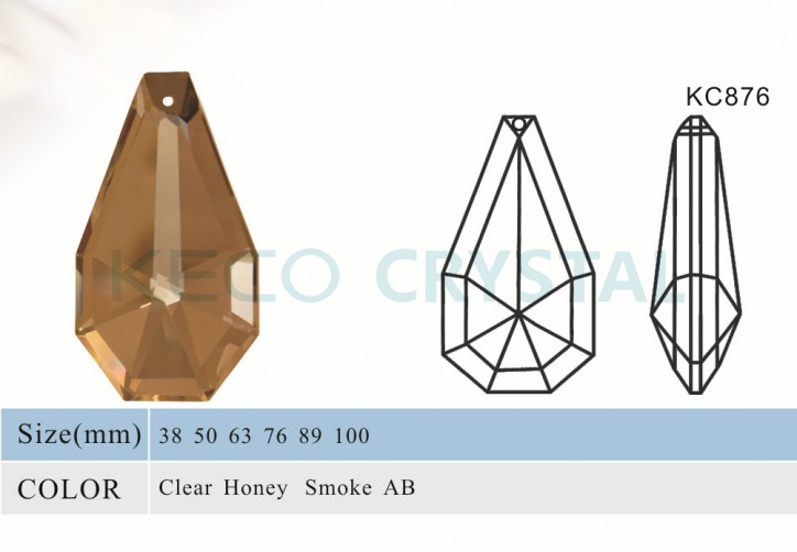 crystal pendants for chandeliers-(KC876)