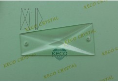 trapezoid shape crystal prisms for chandeliers-(KC604B)